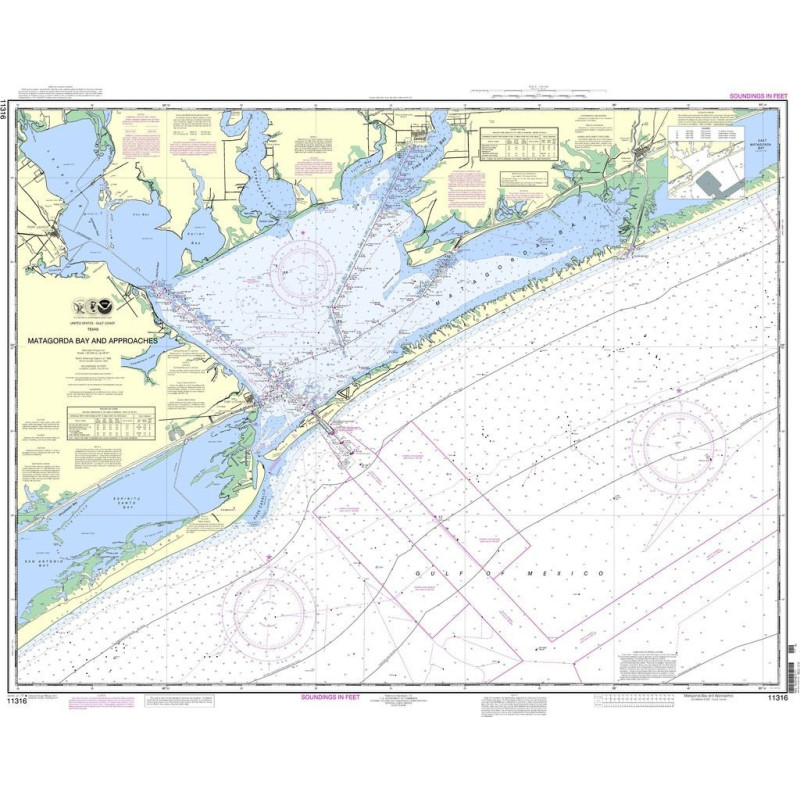 NOAA - 11316 - Matagorda Bay and Approaches