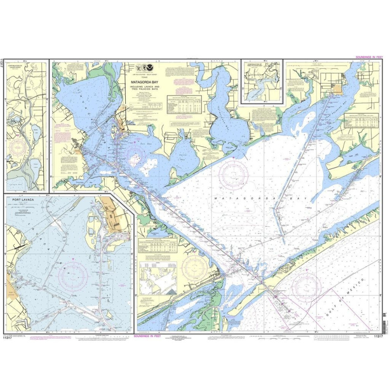 NOAA - 11317 - Matagorda Bay including Lavaca and Tres Palacios Bays - Port Lavaca