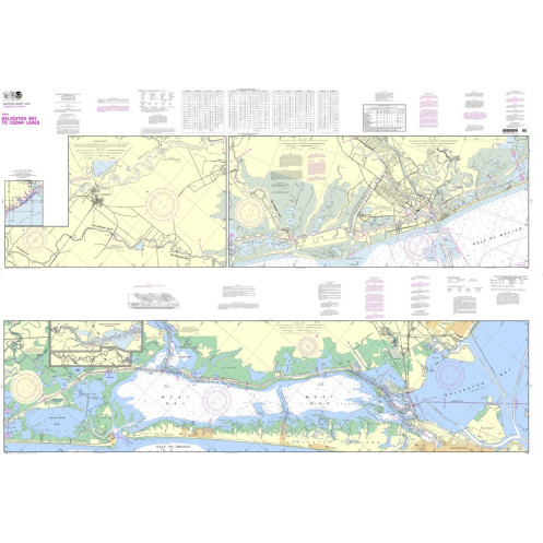 NOAA - 11322PF - Intracoastal Waterway - Galveston Bay to Cedar Lakes