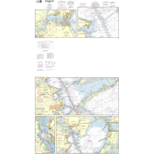 NOAA - 11326SC - FOLIO SMALL-CRAFT CHART Galveston Bay