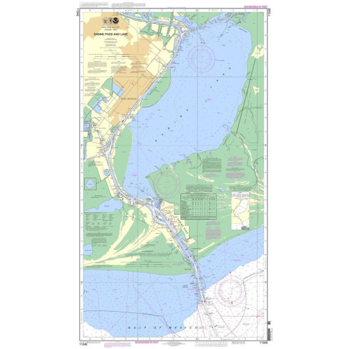 NOAA - 11342 - Sabine Pass and Lake NOAA - 11342 - Sabine Pass and Lake