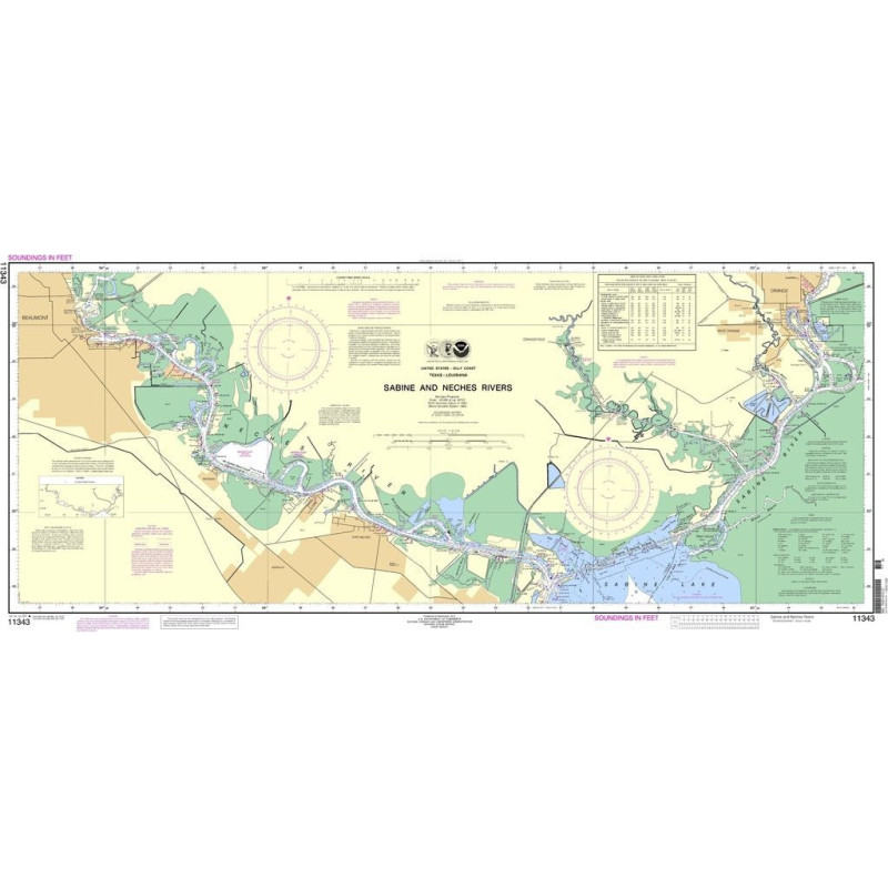 NOAA - 11343 - Sabine and Neches Rivers