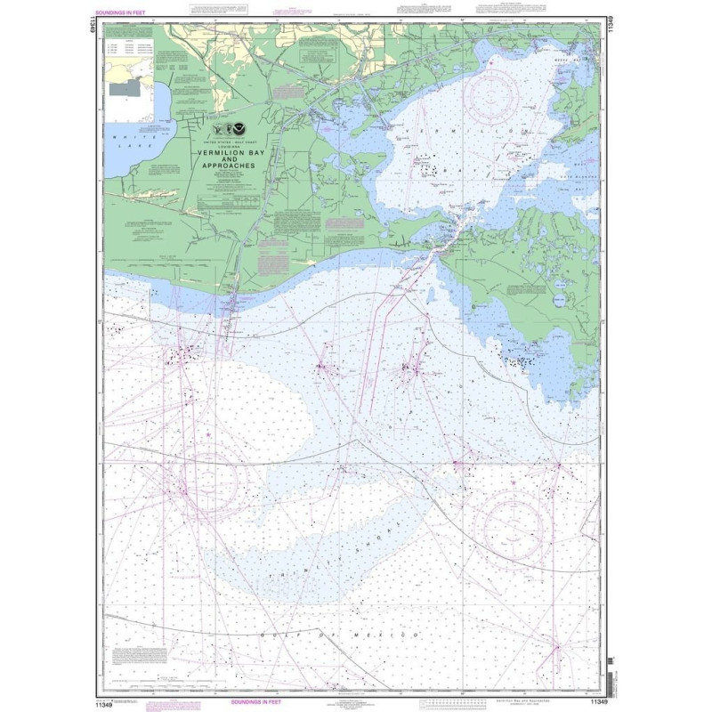 NOAA - 11349 - Vermilion Bay and Approaches