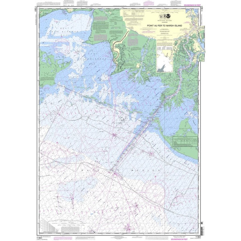 NOAA - 11351 - Point au Fer to Marsh Island