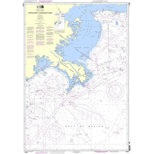 NOAA - 11366 - Approaches to Mississippi River NOAA - 11366 - Approaches to Mississippi River