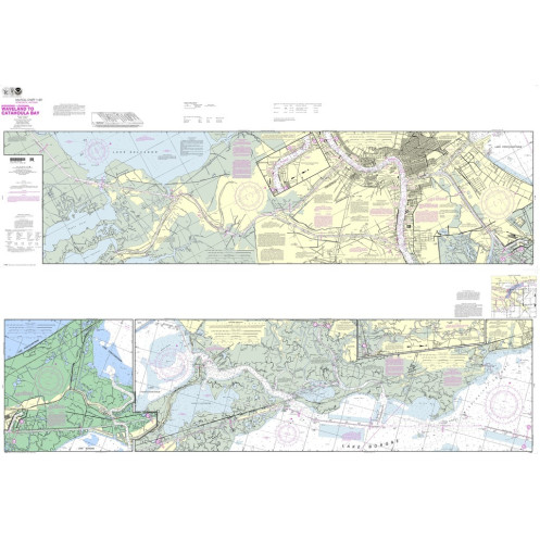 NOAA - 11367PF - Intracoastal Waterway - Waveland to Catahoula Bay