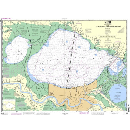 NOAA - 11369 - Lakes Pontchartrain and Maurepas NOAA - 11369 - Lakes Pontchartrain and Maurepas