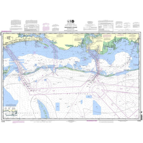 NOAA - 11373 - Mississippi Sound and Approaches Dauphin Island to Cat Island