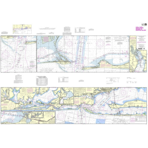 NOAA - 11378PF - Intracoastal Waterway - Santa Rosa Sound to Dauphin Island