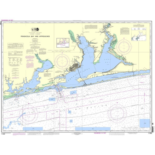 NOAA - 11382 - Pensacola Bay and Approaches