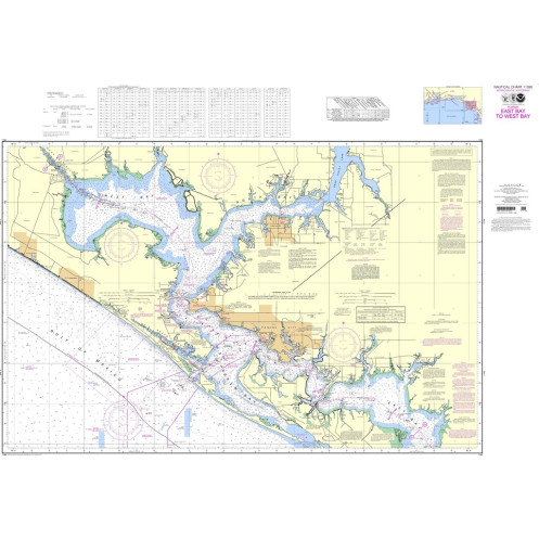 NOAA - 11390PF - Intracoastal Waterway East Bay to West Bay