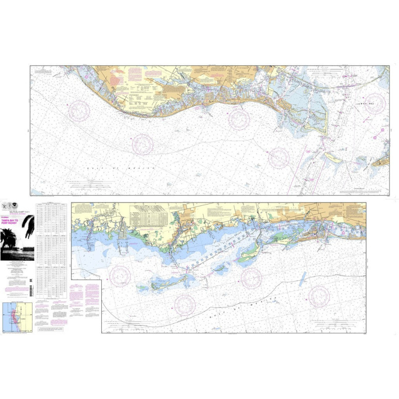 NOAA - 11411PF - Intracoastal Waterway Tampa Bay to Port Richey