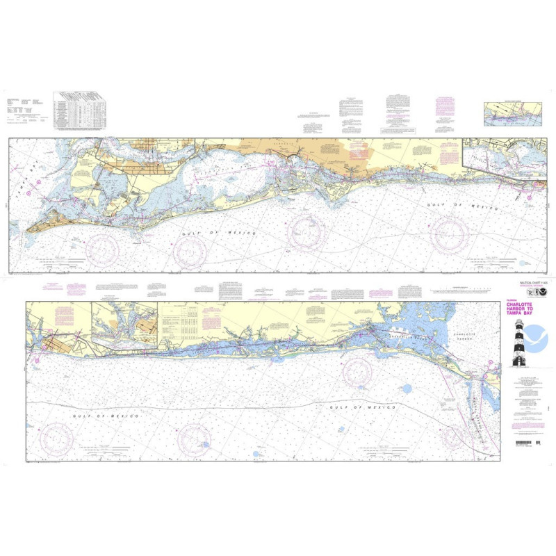 NOAA - 11425PF - Intracoastal Waterway Charlotte Harbor to Tampa Bay