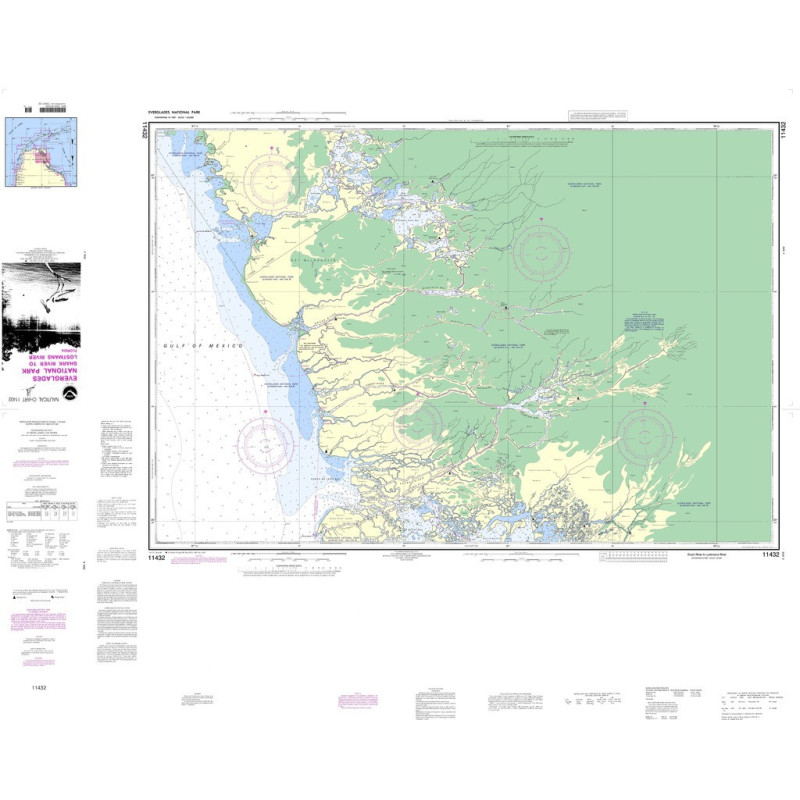 NOAA - 11432PF - Everglades National Park Shark River to Lostmans River