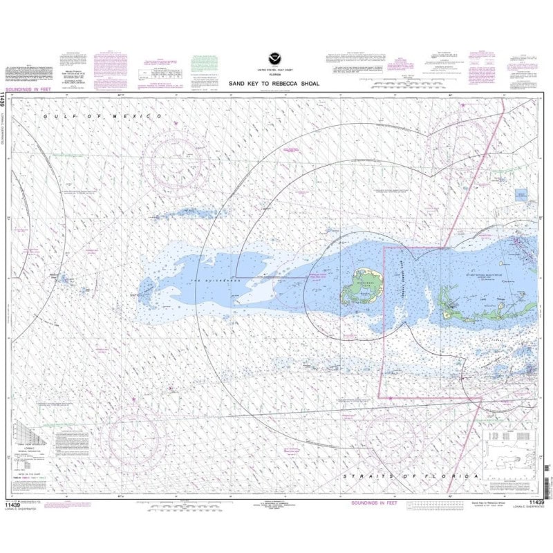 NOAA - 11439 - Sand Key to Rebecca Shoal