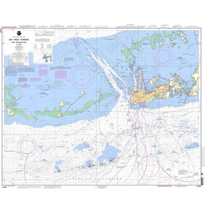 NOAA - 11441 - Key West Harbor and Approaches