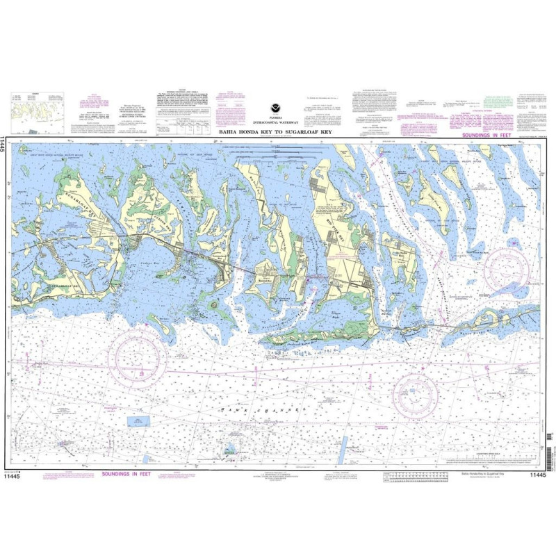 NOAA - 11445 - Intracoastal Waterway Bahia Honda Key to Sugarloaf Key