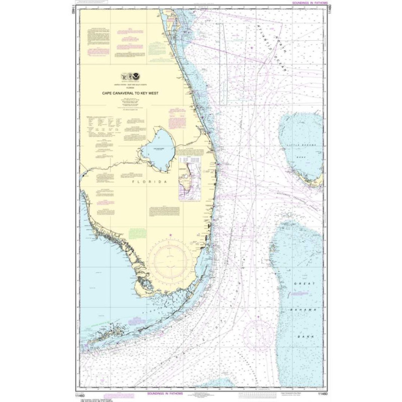 NOAA - 11460 - Cape Canaveral to Key West