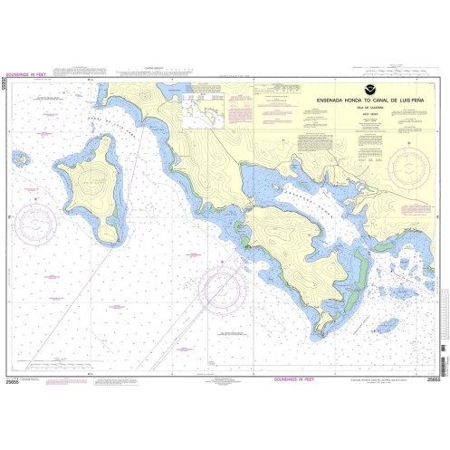 NOAA - 25655 - Ensenada Honda to Canal de Luis Pena