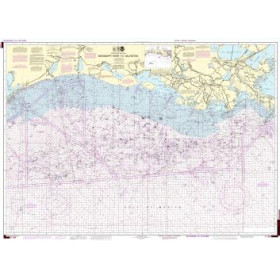 NOAA - 1116A - Mississippi River to Galveston (Oil and Gas Leasing Areas)