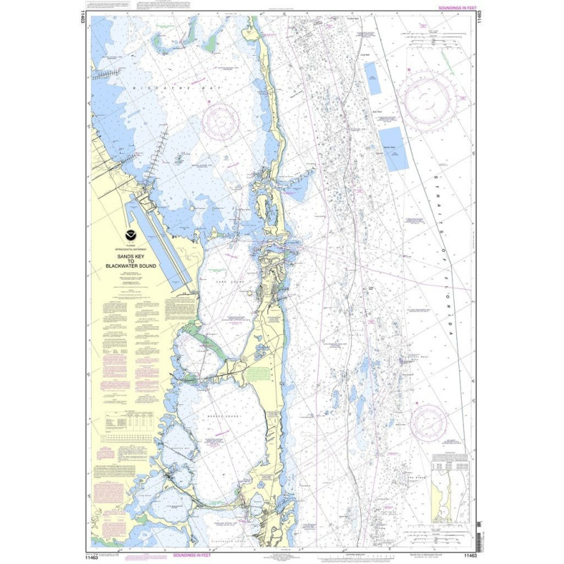 NOAA - 11463 - Intracoastal Waterway Sands Key to Blackwater Sound