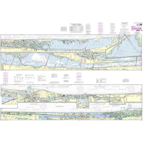 NOAA - 11485PF - Intracoastal Waterway - Tolomato River to Palm Shores NOAA - 11485PF - Intracoastal Waterway - Tolomato River to Palm Shores