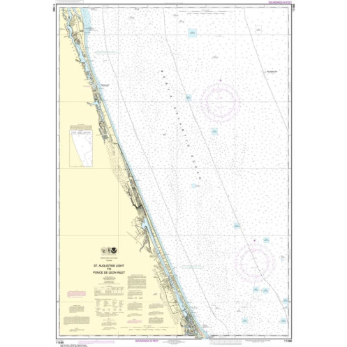 NOAA - 11486 - St. Augustine Light to Ponce de Leon Inlet