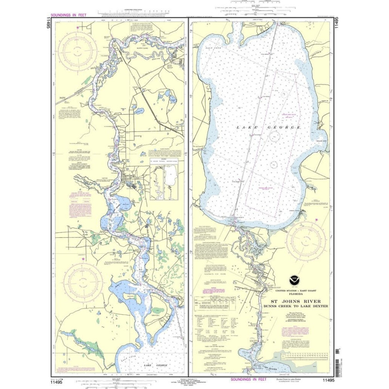 NOAA - 11495 - St. Johns River - Dunns Creek to Lake Dexter