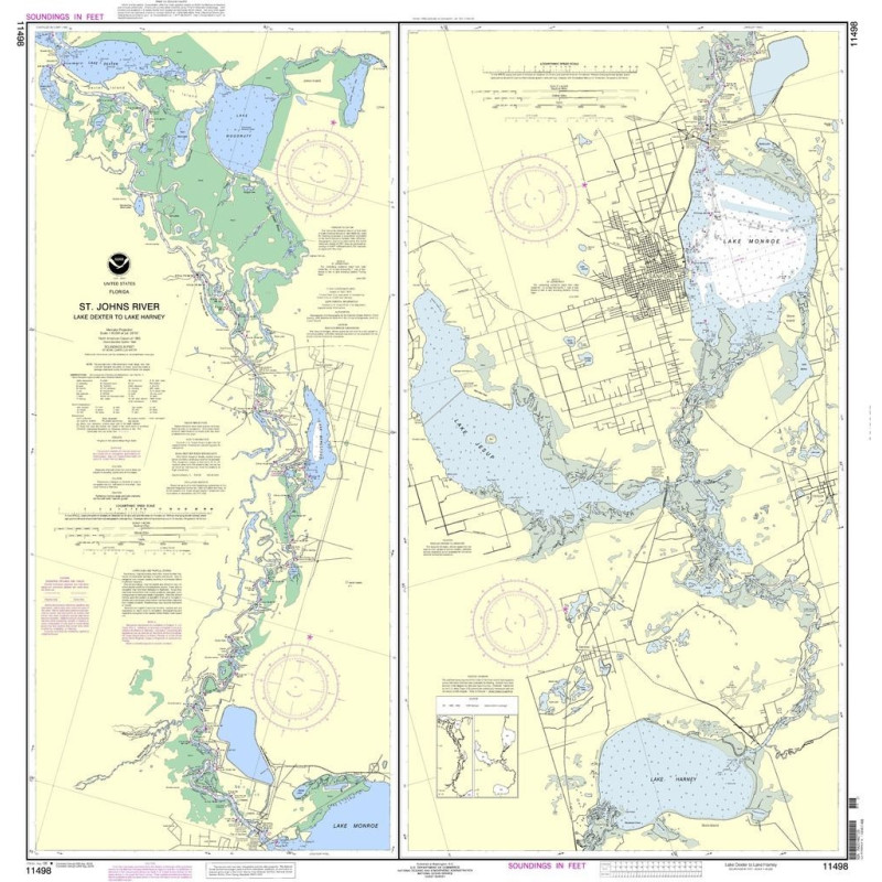 NOAA - 11498 - St. Johns River - Lake Dexter to Lake Harney