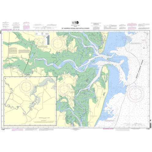 NOAA - 11504 - St. Andrew Sound and Satilla River