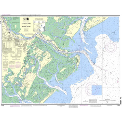 NOAA - 11512 - Savannah River and Wassaw Sound