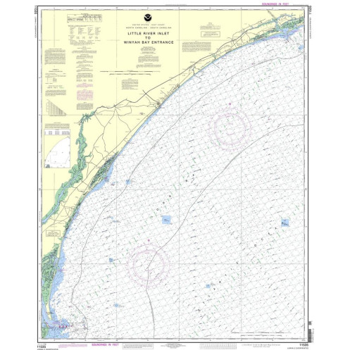 NOAA - 11535 - Little River lnlet to Winyah Bay Entrance