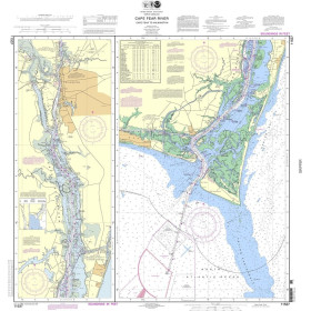 NOAA - 11537 - Cape Fear River - Cape Fear to Wilmington