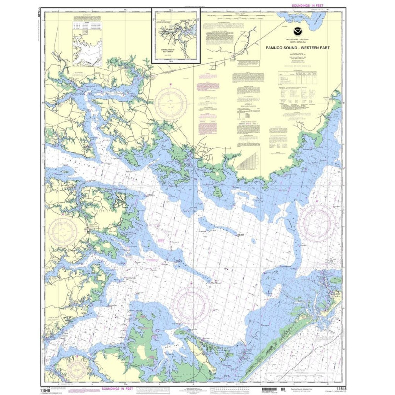 NOAA - 11548 - Pamlico Sound - Western Part