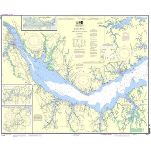 NOAA - 11552 - Neuse River and Upper Part of Bay River