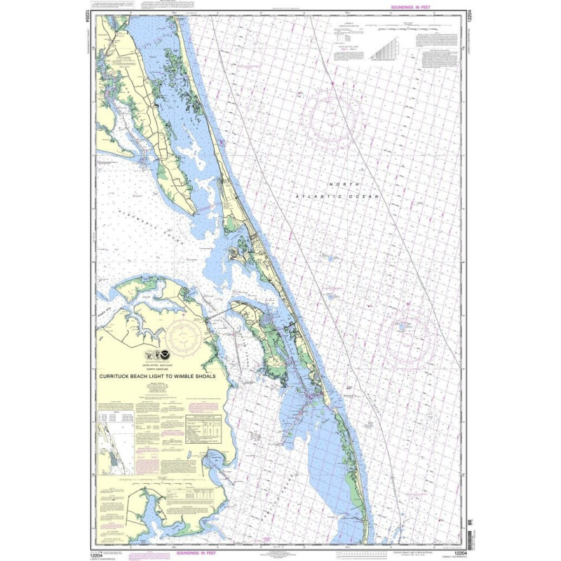 NOAA - 12204 - Currituck Beach Light to Wimble Shoals