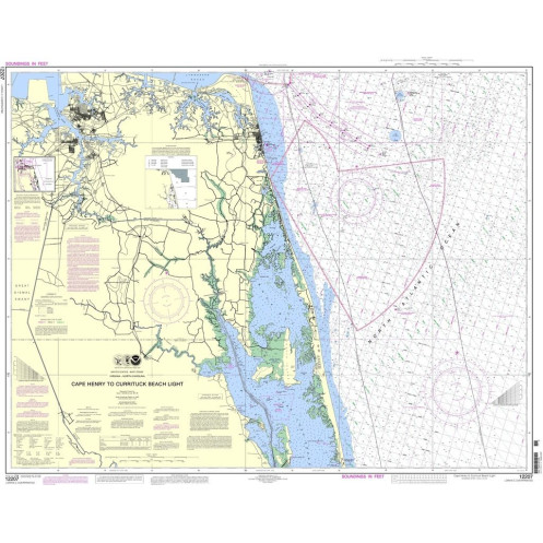 NOAA - 12207 - Cape Henry to Currituck Beach Light NOAA - 12207 - Cape Henry to Currituck Beach Light