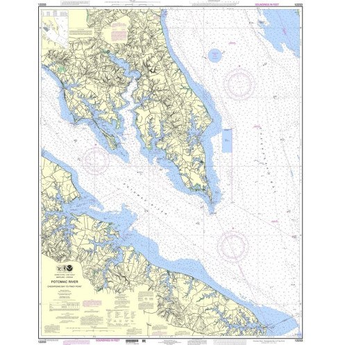 NOAA - 12233 - Potomac River - Chesapeake Bay to Piney Point NOAA - 12233 - Potomac River - Chesapeake Bay to Piney Point
