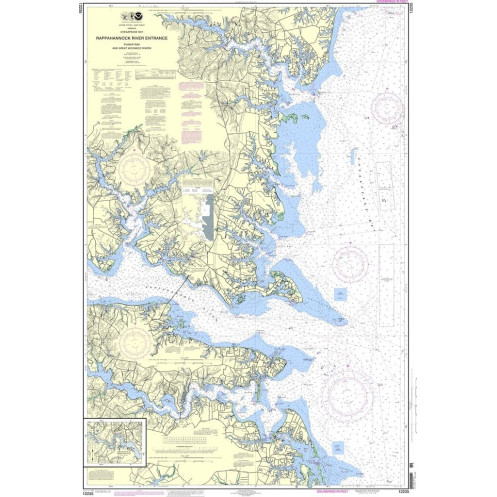 NOAA - 12235 - Chesapeake Bay - Rappahannock River Entrance, Piankatank - and Great Wicomico Rivers