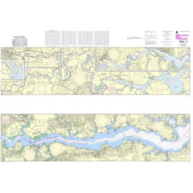 NOAA - 12237PF - Rappahannock River - Corrotoman River to Fredericksburg
