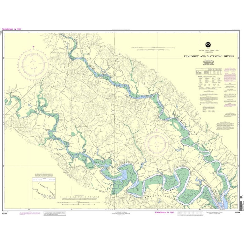 NOAA - 12244 - Pamunkey and Mattaponi Rivers