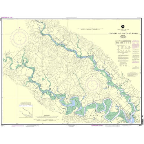 NOAA - 12244 - Pamunkey and Mattaponi Rivers NOAA - 12244 - Pamunkey and Mattaponi Rivers