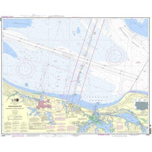 NOAA - 12254 - Chesapeake Bay - Cape Henry to Thimble Shoal Light