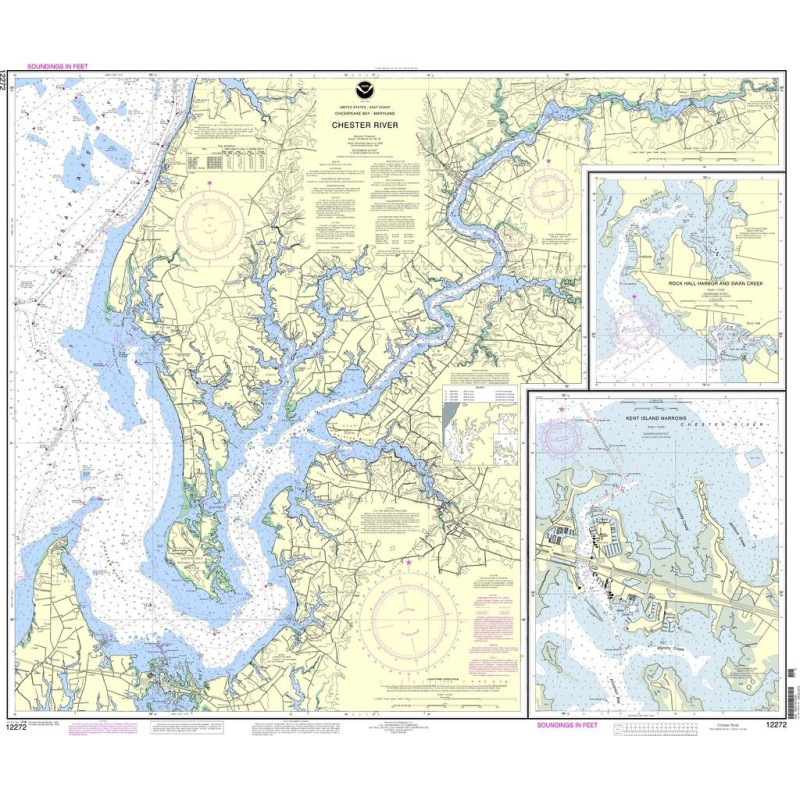 NOAA - 12272 - Chester River - Kent Island Narrows, Rock Hall Harbor and Swan Creek
