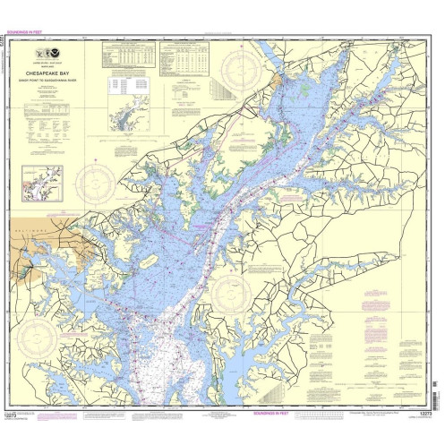 NOAA - 12273 - Chesapeake Bay - Sandy Point to Susquehanna River NOAA - 12273 - Chesapeake Bay - Sandy Point to Susquehanna River
