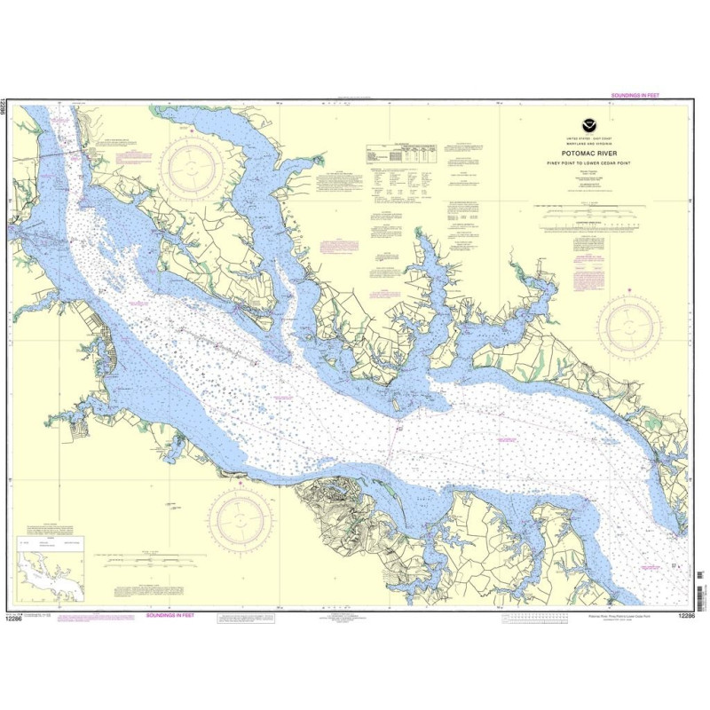 NOAA - 12286 - Potomac River - Piney Point to Lower Cedar Point