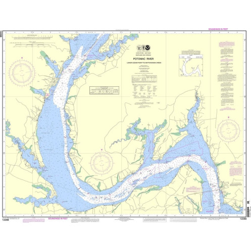 NOAA - 12288 - Potomac River - Lower Cedar Point to Mattawoman Creek