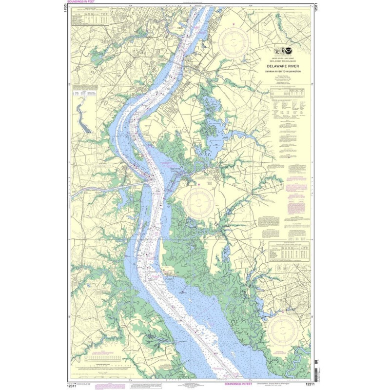 NOAA - 12311 - Delaware River - Smyrna River to Wilmington