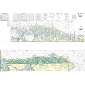 NOAA - 12316PF - Intracoastal Waterway - Little Egg Harbor to Cape May - Atlantic City