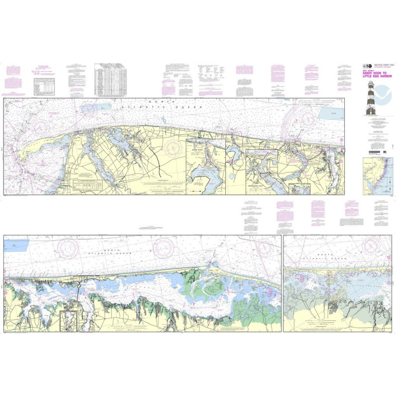NOAA - 12324PF - Intracoastal Waterway - Sandy Hook to Little Egg Harbor